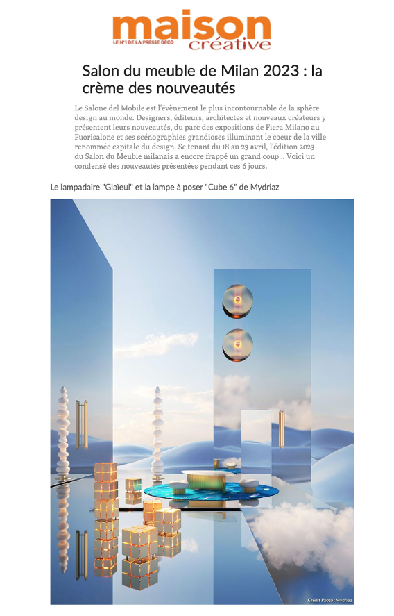 Jennifer Midoz – Maison Créative - Salon du meuble de Milan 2023