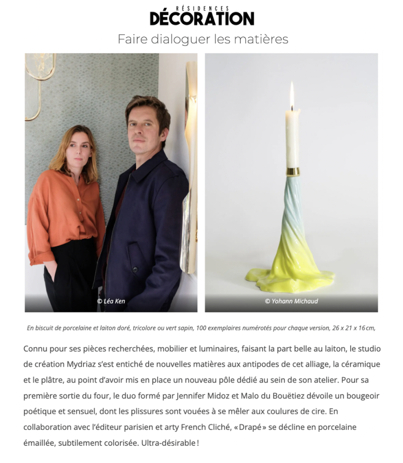 Jennifer Midoz – Résidences Décoration Mai 2022